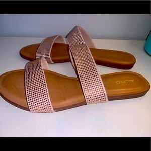 Aldo Rose Gold Sandals
